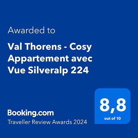 Val Thorens - Cosy Appartement Avec Vue Silveralp 224 Eksteriør billede